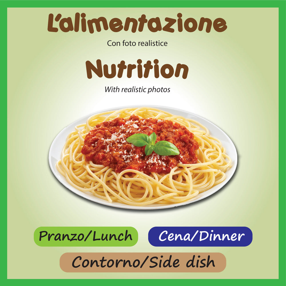 Lunch & Dinner Food Flashcards x 16 - Full Set