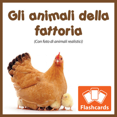 Farm Animals Flashcards x 26 - Full Set