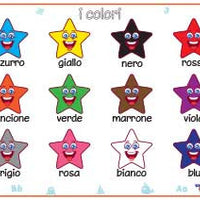 Italian Colours Bimbi Poster