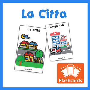 The City Flashcards x 16 - Full Set